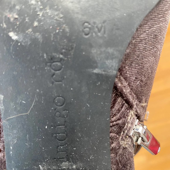 Indigo Rd Gray Silver Crusona Velvet Paisley Boot - Picture 8 of 8